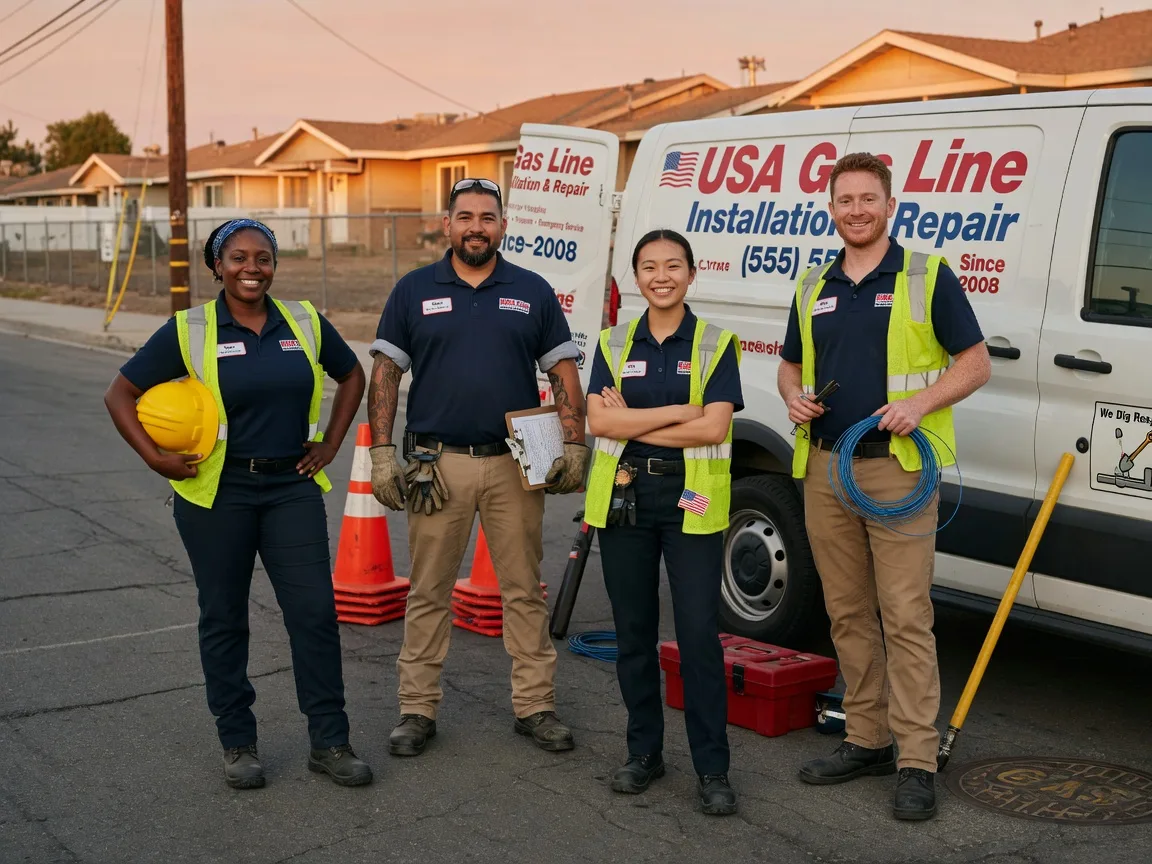 Gas Line Installation company in Peggs, OK